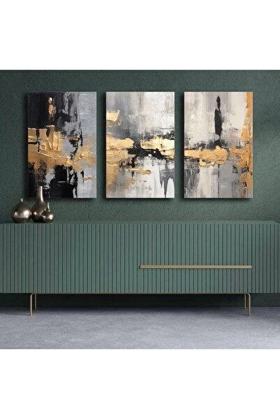 OEM Set Wallity de 3 tablouri decorative pe pânză, 3x45x70 cm, pânză 100% cu ...