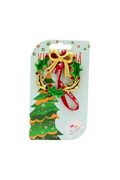 Ginza metal decoration, winter dream, golden ribbon garland pattern
