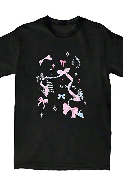 2BIR Kawaii Harajuku Goth Casual Loose Soft Short Sleeve Crewneck Cute Print ...