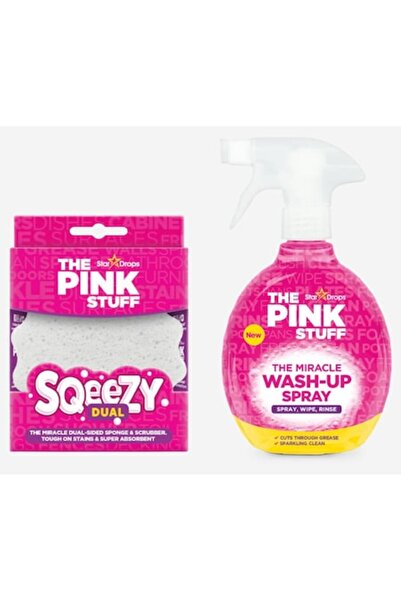 Stardrops Detergent de vase vegan + Burete magic The Pink Stuff