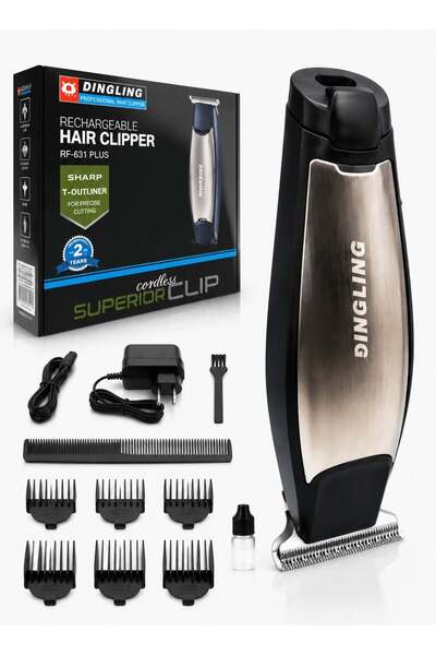Dinglin DINGLING Professional Rechargeable Hair and Beard Trimmer for Men (DI...