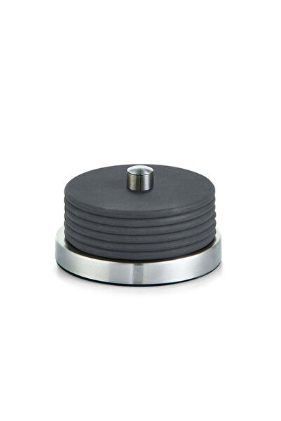 zeller Set de 6 suporturi de pahare din silicon Φ10 cu suport din oțel inoxid...