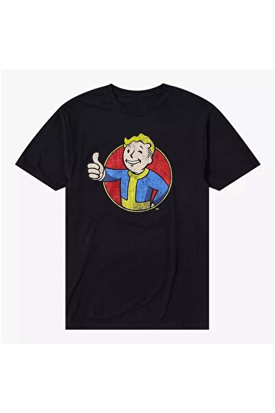 Köstebek Crna Voult Boy Okey - Fallout unisex majica