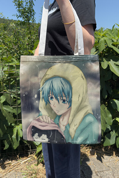 ZipZap Kuroko No Basket V2 Summer Winter Double-Sided Canvas Printing Tote Ba...