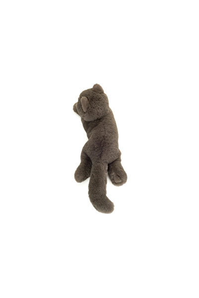 TEDDY HERMANN Pisica Chartreux culcată, 36 cm, mascotă pentru copii