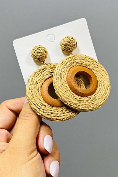 Generic Brand Round Zr Model Earrings