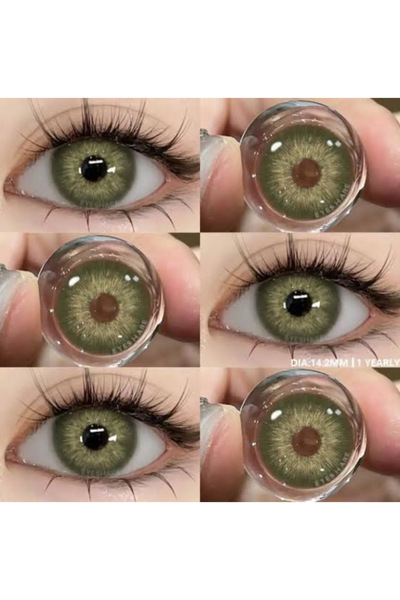 EyesPro PATTAYA GREEN YEŞİL GÖZ LENSİ DOĞAL GÖRÜNÜMLÜ YUMUŞAK DOKULU YANMA BA...