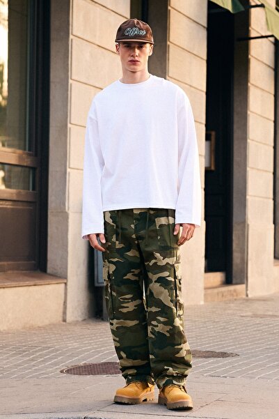 Bershka Baggy fit kargo pantolon