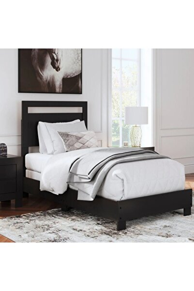 Ashley Furniture سرير كاستينر ذو اللوحين المزدوجين