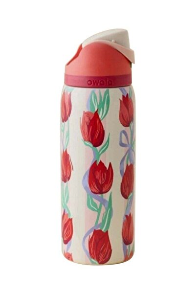 Generic OWALA Insulated Stainless Steel Water Bottle With Straw For Sports Tr...