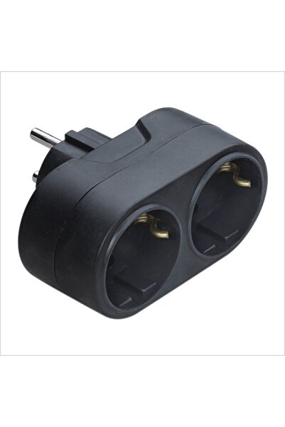 OEM Inox Kiss Ανταπτορας σε σούκο 2 θέσεων 2x16A BAD104