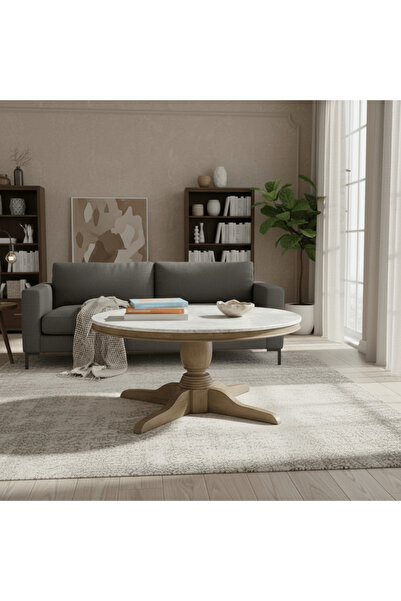 Roots Furniture طاولة قهوة مستديرة من مالون