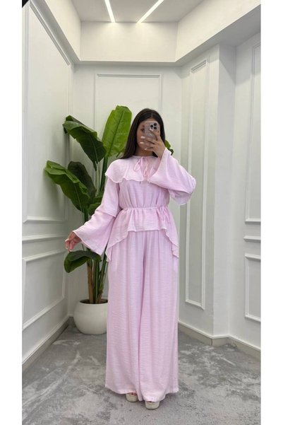dezer Costum cu pantaloni din voal