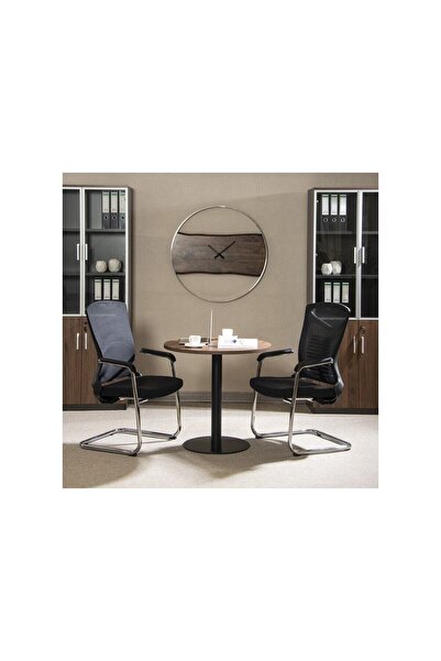 Midas Furniture طاولة اجتماعات مكتبية من أدورا بطول 80 سم