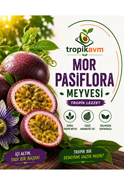 TropikAVM Mor Pasiflora Meyvesi (4'lü Paket)