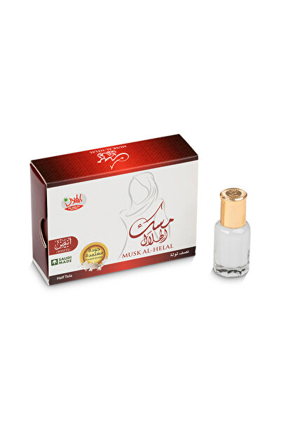 AL-HELAL عطر مسك أبيض نصف تولة 6 مل رول أون | عبوة واحدة | عطر صغير عملي