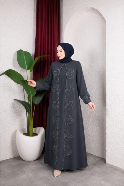 ENDAMLI Zara KREP Kumaş 2298 | Gri