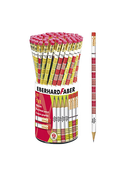 OEM Μολύβι Γόμα Προπαίδεια πακ=72τεμ Faber 5118-72