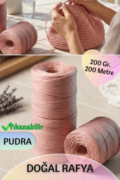 Dantelux Imported Natural Raffia (Soft Yarn Feature)