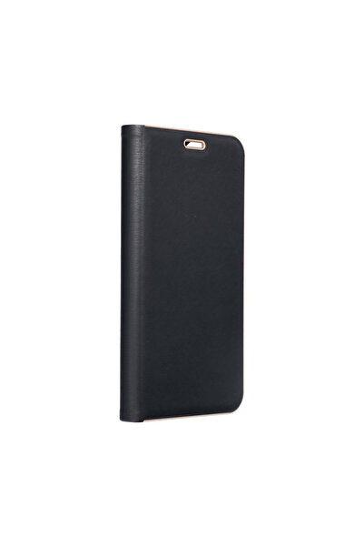 OEM Θήκη Luna Gold Book με Βάση για Xiaomi Redmi 12C 4G / 11A 4G - Μαύρο