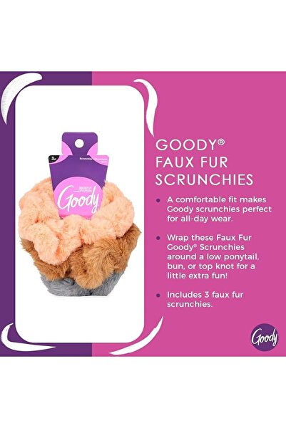 Goody 1942359 سكرانشي، أسود، 8 وحدات