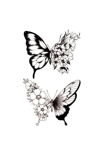 FlashTattoosRomania Tatuaj Temporar, Tatuaje Flash România, Fluturi Gemeni (M...