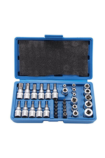 OEM Καρυδάκια Torx με Καρέ Υποδοχής 3/8 1/4 Σετ 34τμχ