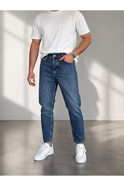 oraystore Comfortable Fit Men's New Season Boyfriend Fit Jean Trousers