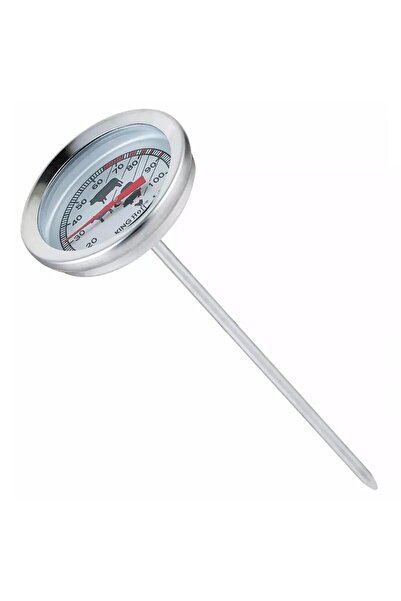 King Termometru analogic cu sondă din inox pentru carne, cadran 5 cm, Kinghoff