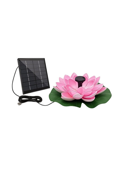 OEM Ηλιακό Συντριβάνι Λωτός για Λίμνη & Κήπο με Solar Panel και Αντλία Νερού