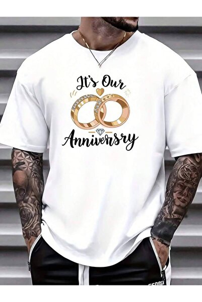 21JNRY تي شيرت "It's Our Anniversary Gleaming Love Celebration" - هدية مثالية...