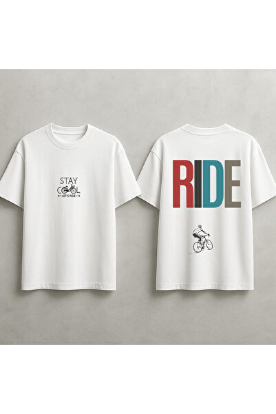 MAGORS Cycling T-Shirt, Sports, Motivational Back Printed Oversize Premium Un...