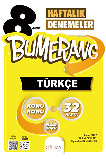 Günay Yayınları 8.SINIF LGS 2026-2027 MÜFREDAT ZOOM SORU BANKASI VE HAFTALIK DENEME FULL SET