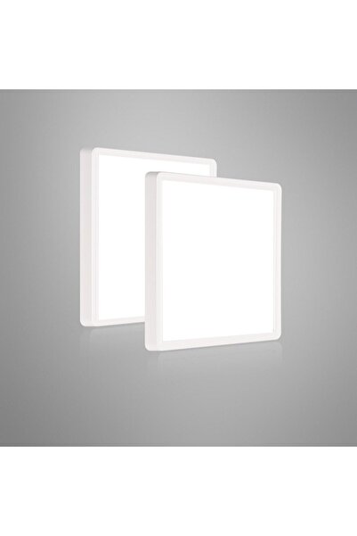 OEM Plafonieră LED Ouyulong, 18 W, 4000 K, Alb, 2 bucăți, 23 x 23 cm