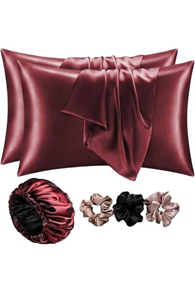 Go well Satin Bonnet for Curly Hair with Free Silk Satin Pillow Covers and Sc...