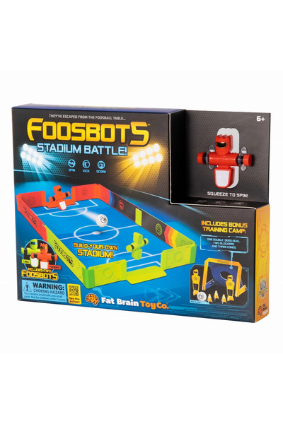 Fat Brain Toys FA476-1 Foosbots Fotbal de masă. Tablă de joc.
