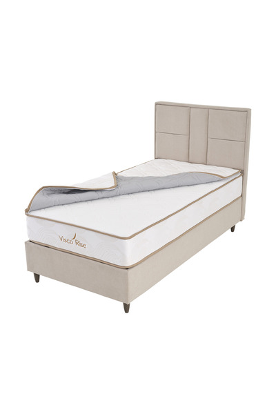 Kilim Mobilya Visco Rise Bej Full Ortopedik Paket Yaylı ve Yıkanabilir Pedli ...