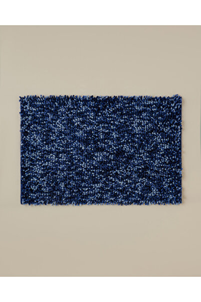 English Home Anemone Non-Slip Base Bath Mat 50X80 cm Navy Blue