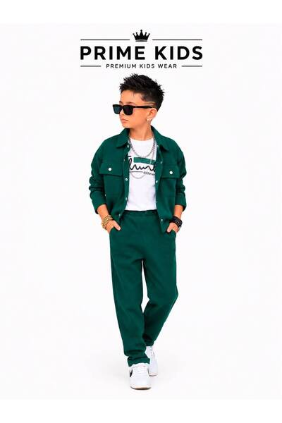 Prıme KIDS طقم ملابس للأولاد مكون من 3 قطع للأعمار من 5 إلى 14 سنة