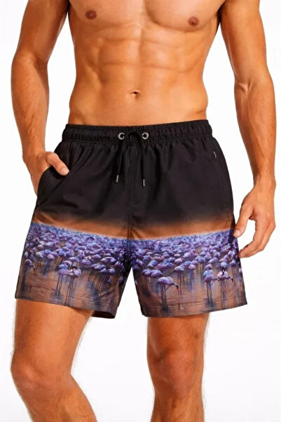 Beruflic Men's Swim Shorts with Zipper Pockets and Mesh Lining, Quick Drying,...