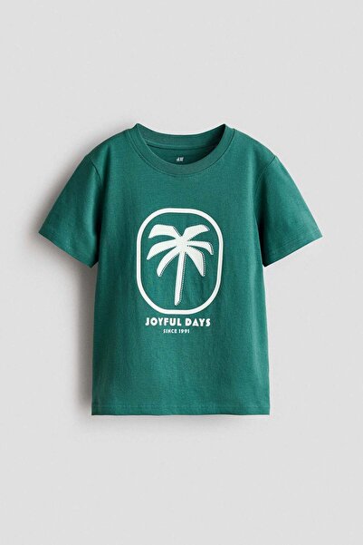 H&M Printed cotton T-shirt