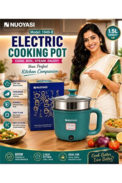 NUOYI NUOYASI 1.5L Electric Cooking Pot for Smart Kitchen Cooking