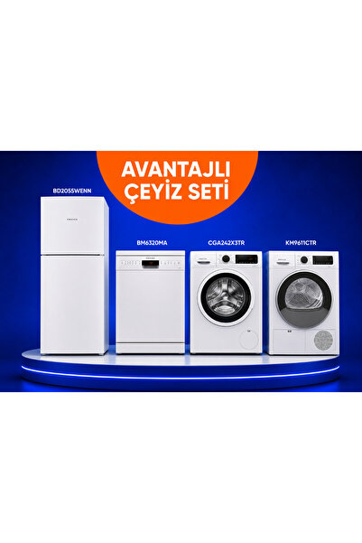 Profilo 4 Lü Çeyiz Seti (BD2055WENN - CGA242X3TR - BM6320MA - KM9611CTR)