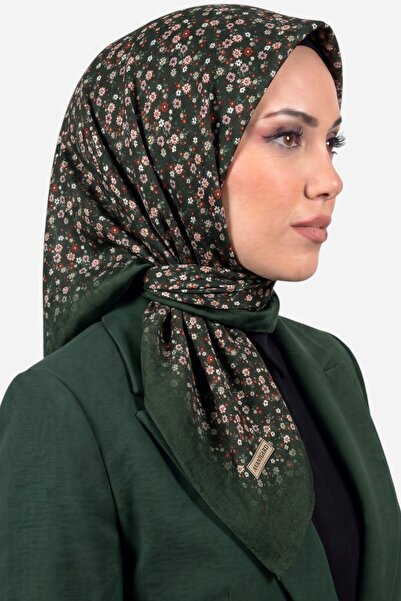 hadiora Women's Khaki Floral Cotton Stitched Writing Pad