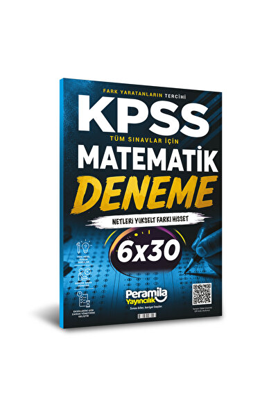 Peramila Yayıncılık 2026 KPSS Tüm Sınavlar İçin Matematik 6 Deneme Tamamı Dij...