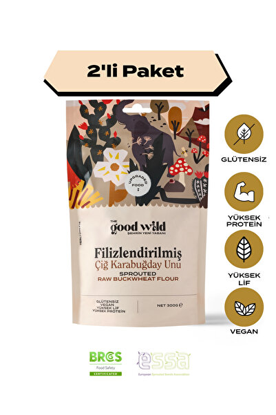 THE GOOD WİLD Filizlendirilmiş Çiğ Karabuğday Unu | Glutensiz Un | Vegan | Yü...