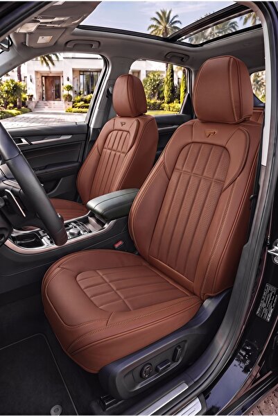 Panda Kılıf Panda Premium Crown Series Complete Leather Orthopedic Car Seat C...