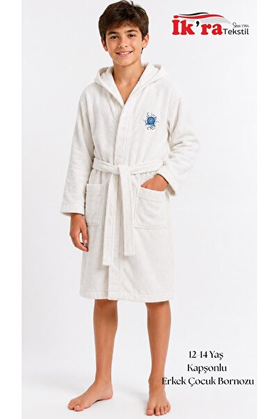 şenkahveci tekstil Single Waiter's Children's Bathrobe