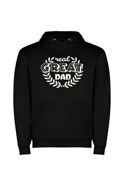iLovePrints Great Dad Wreath or Daddy's Great Wreath Φούτερ με κουκούλα σε χρ...