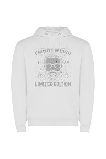 iLovePrints Unique Zoran-inspired Fashion Φούτερ με κουκούλα σε χρώμα Λευκό